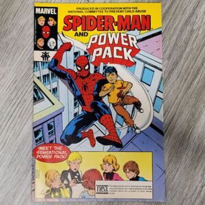 Spider-man and Power Pack Produced for Prevention of Child Abuse Vol1,No.1,1994